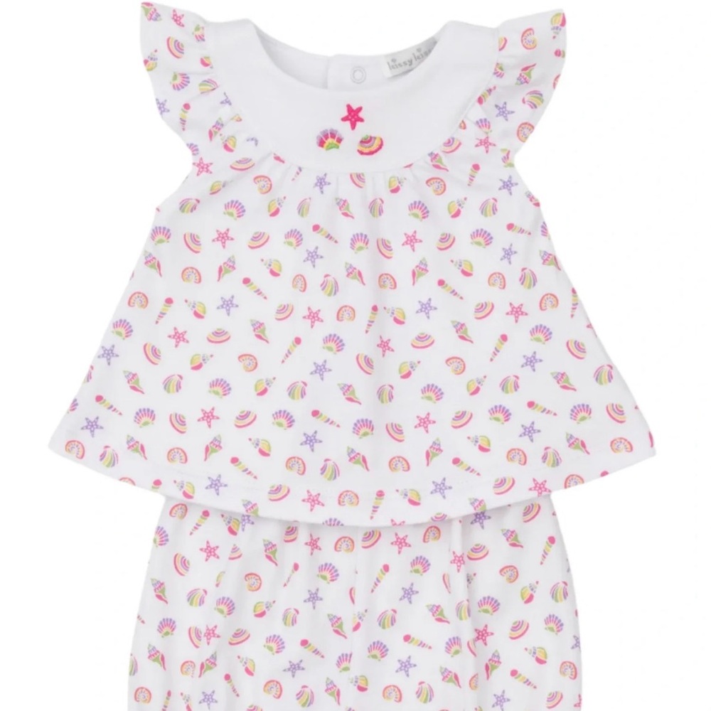 Kissy Kissy Seashell Magic Sunsuit Set